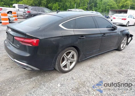 2021 Audi A5 Sportback Premium 45 Tfsi Quattro S Tronic из США, поврежденный, VIN WAUDACF53MA059334